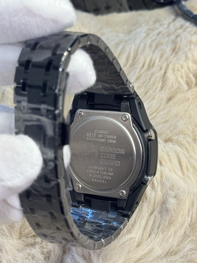 Casio G Shock 2100 black . Custom годинни. Оригінал , металевий корпус