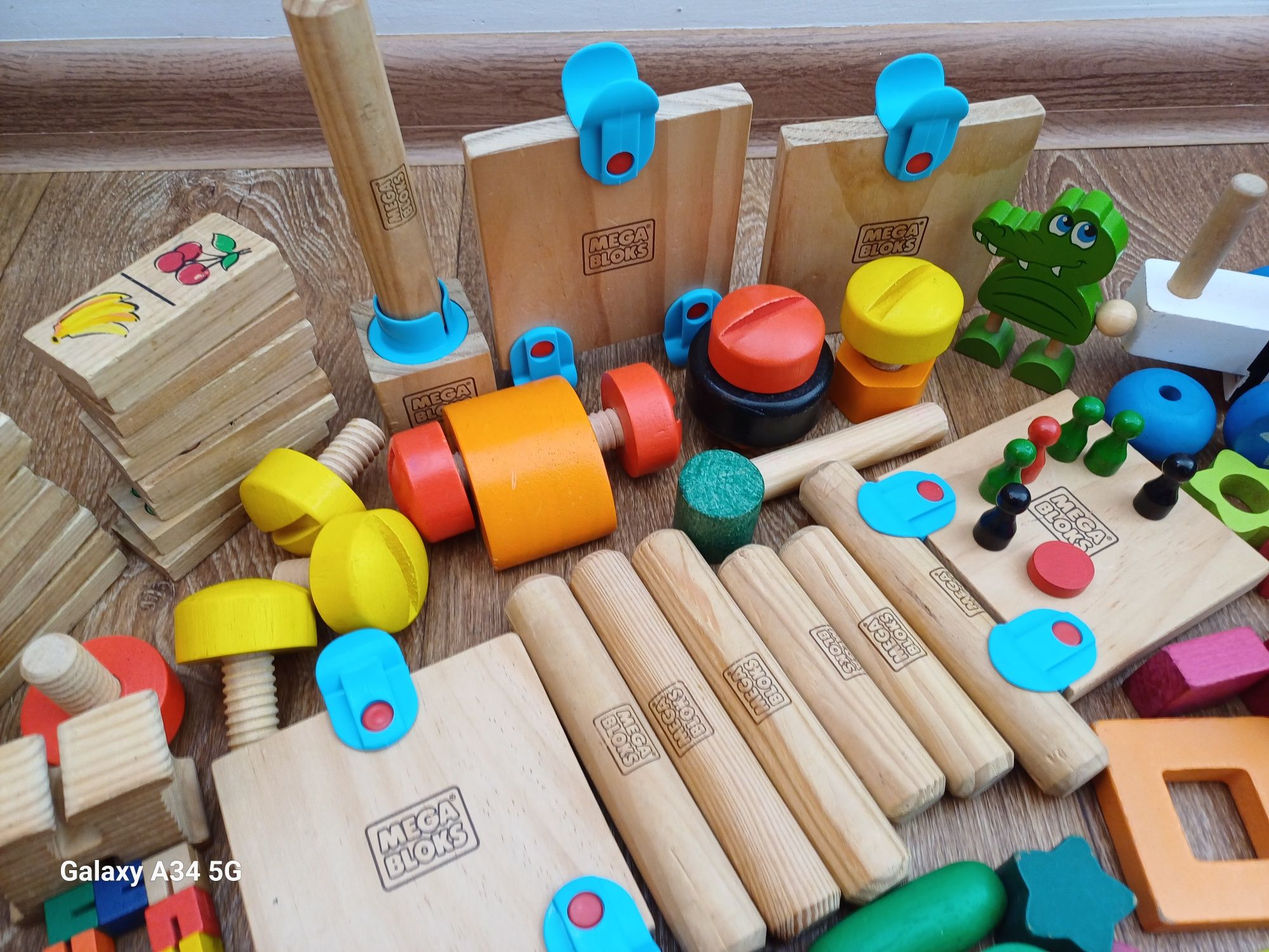 Деревянный конструктор  mega bloks