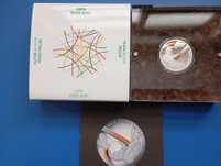 Moeda de  5 € Prata Proof: UEFA Euro 2024