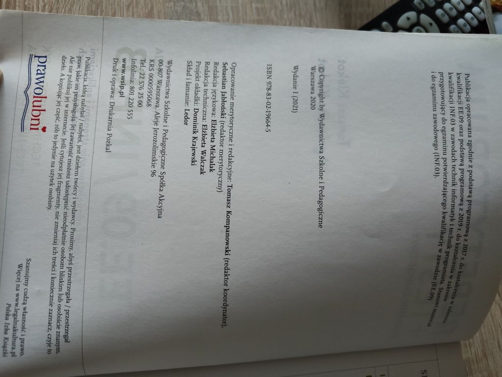 Repetytorium+testy egzamin zawodowy EE.09/INF.03