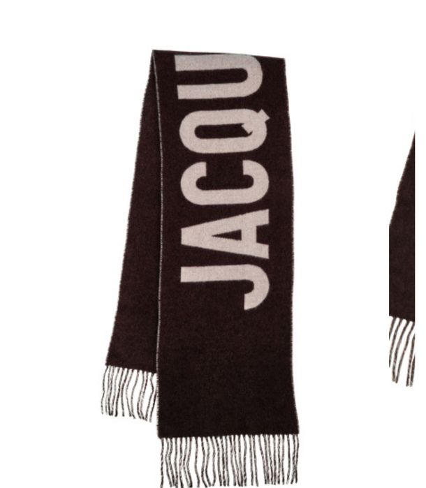 шарф коричневий Jacquemus