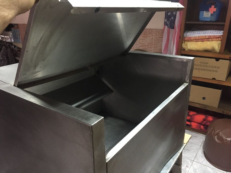 Dispensador de pão em inox