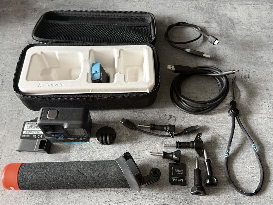 Kamera sportowa GoPro Hero 10 Black Go Pro dodatki klips case