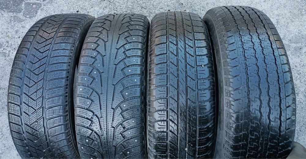 Шина одна R17 розпаровка одиночка запаска зимова