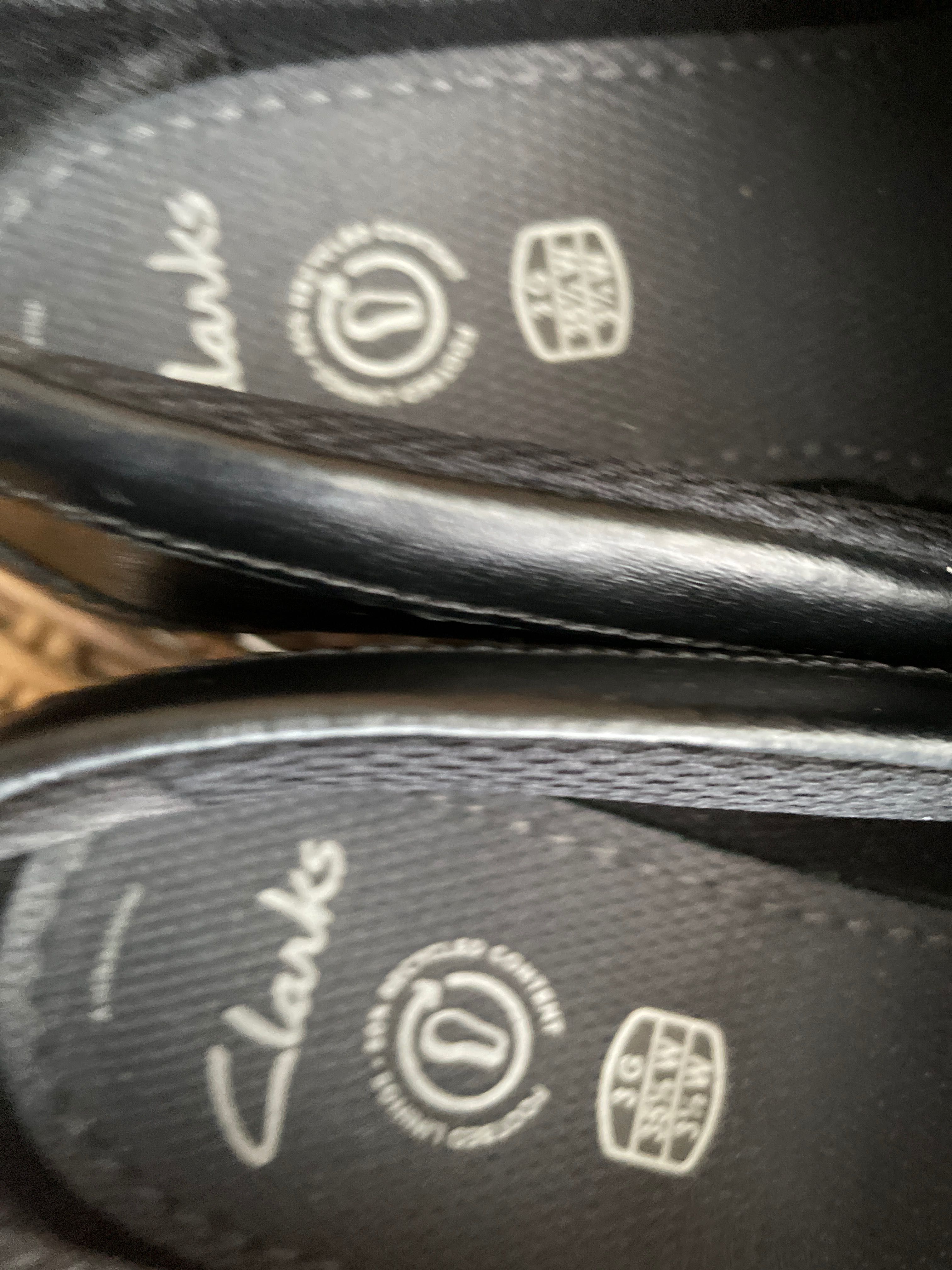 Clarks mokasyny skóra naturalna jak nowe 35,5