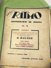 Pecas raras pauta de musicas anos  30/30/40