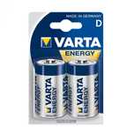 2x Baterie alkaliczne VARTA R20 Typ D Energy do piecyka gazowego
