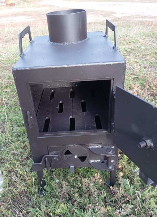 Бліндажна піч буржуйка окопна пічка Маленька буржуйка окопная печка