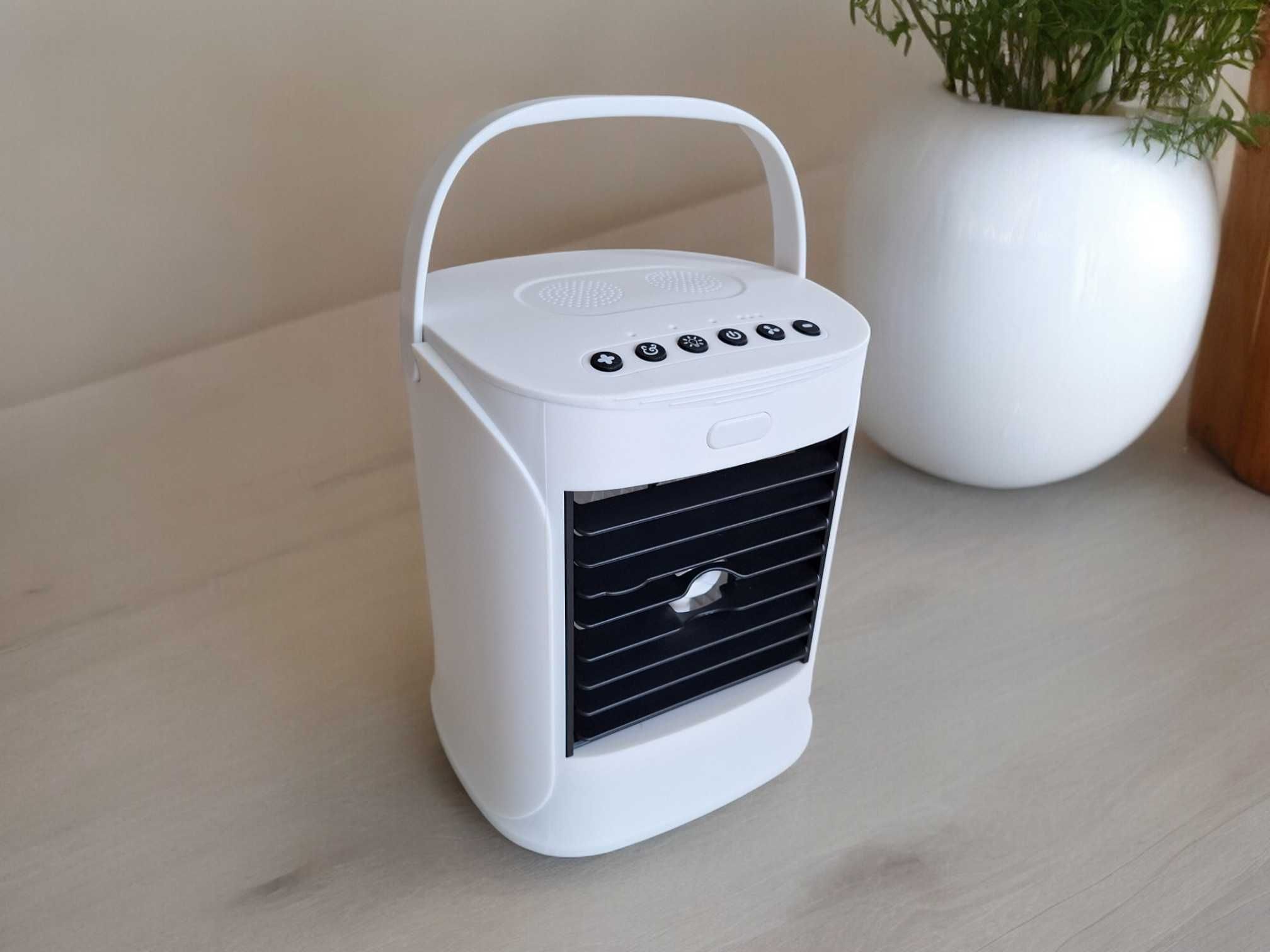 Mini klimatyzator 5 w 1, klimatyzator USB z chłodzeniem wodnym,
