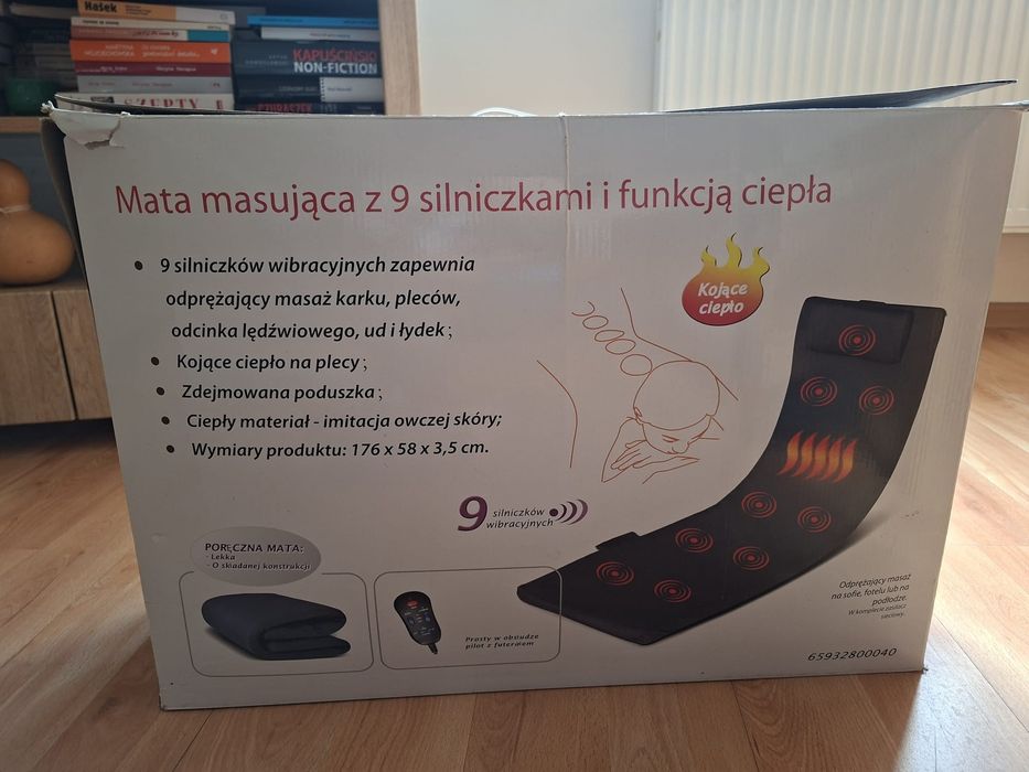 Mata masujące z funkcją ciepła