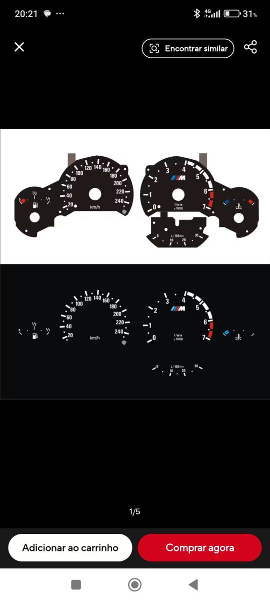 Fundo quadrante BMW e36