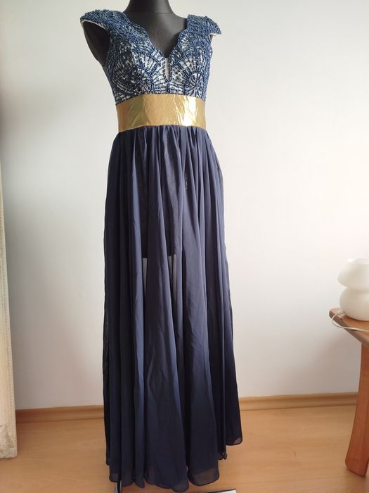 Sukienka sylwestrowa balowa cudowna S