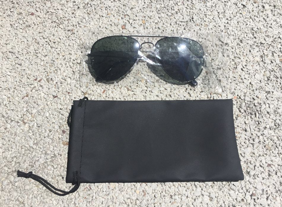 Óculos de sol estilo Ray-ban /Aviador -Unisexo- Oferta de bolsa -NOVOS