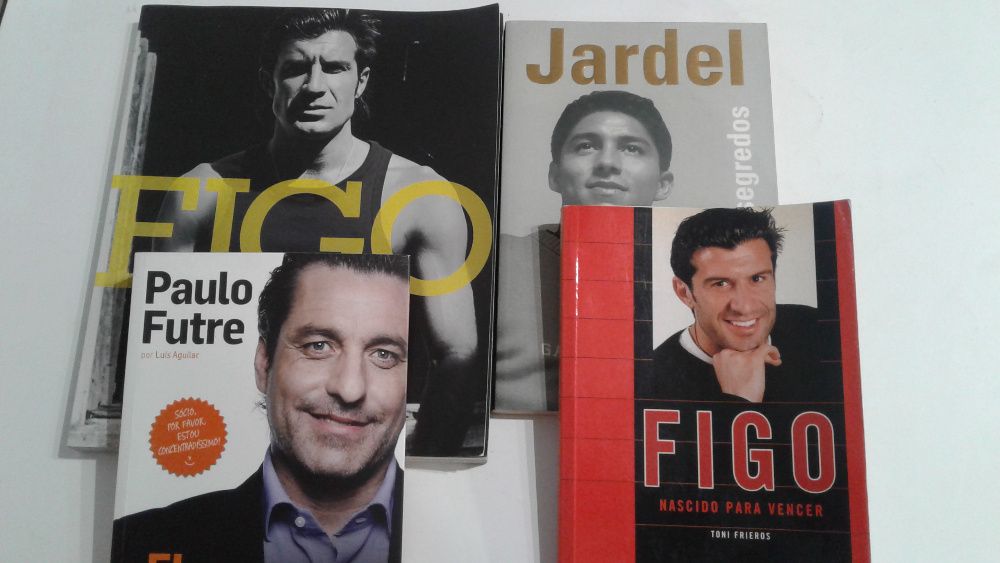 Livros sobre Figo, Futre e Jardel