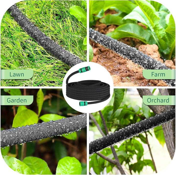 Nowy wąż kropelkowy / 30m / nawadnianie ogrodowe / szlauch  !A3378!