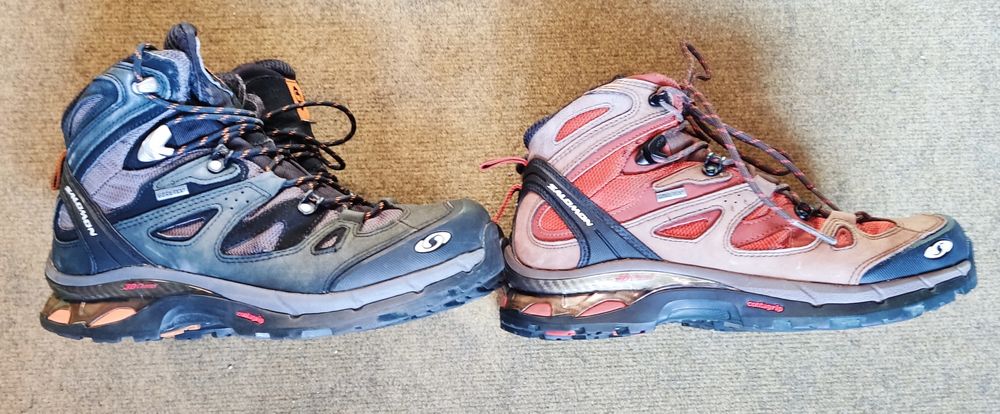 Botas Salomon Cometa 3D GTX de caminhada como novas 42 e 42,3/4