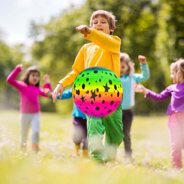 Piłka gumowa kolorowa zabawka ogrodowa