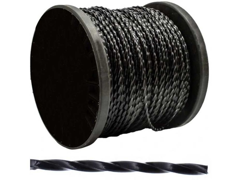 Żyłka do kosy spalinowej przekrój karbowany skręcony cicha 2,4mm 100m