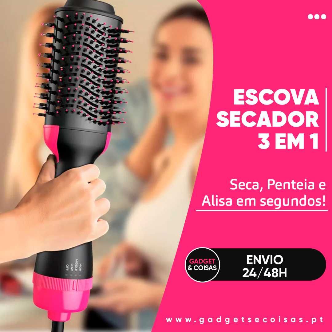 Secador de Cabelo 3 em 1