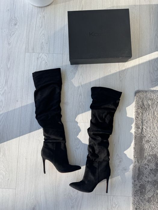 Kozaki za kolano na szpilce Kazar 39