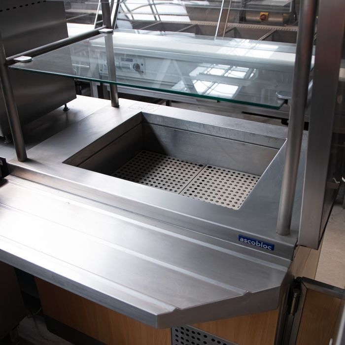 Witryna chłodnicza Ascobloc 1-drzwiowa 100x70x155 cm