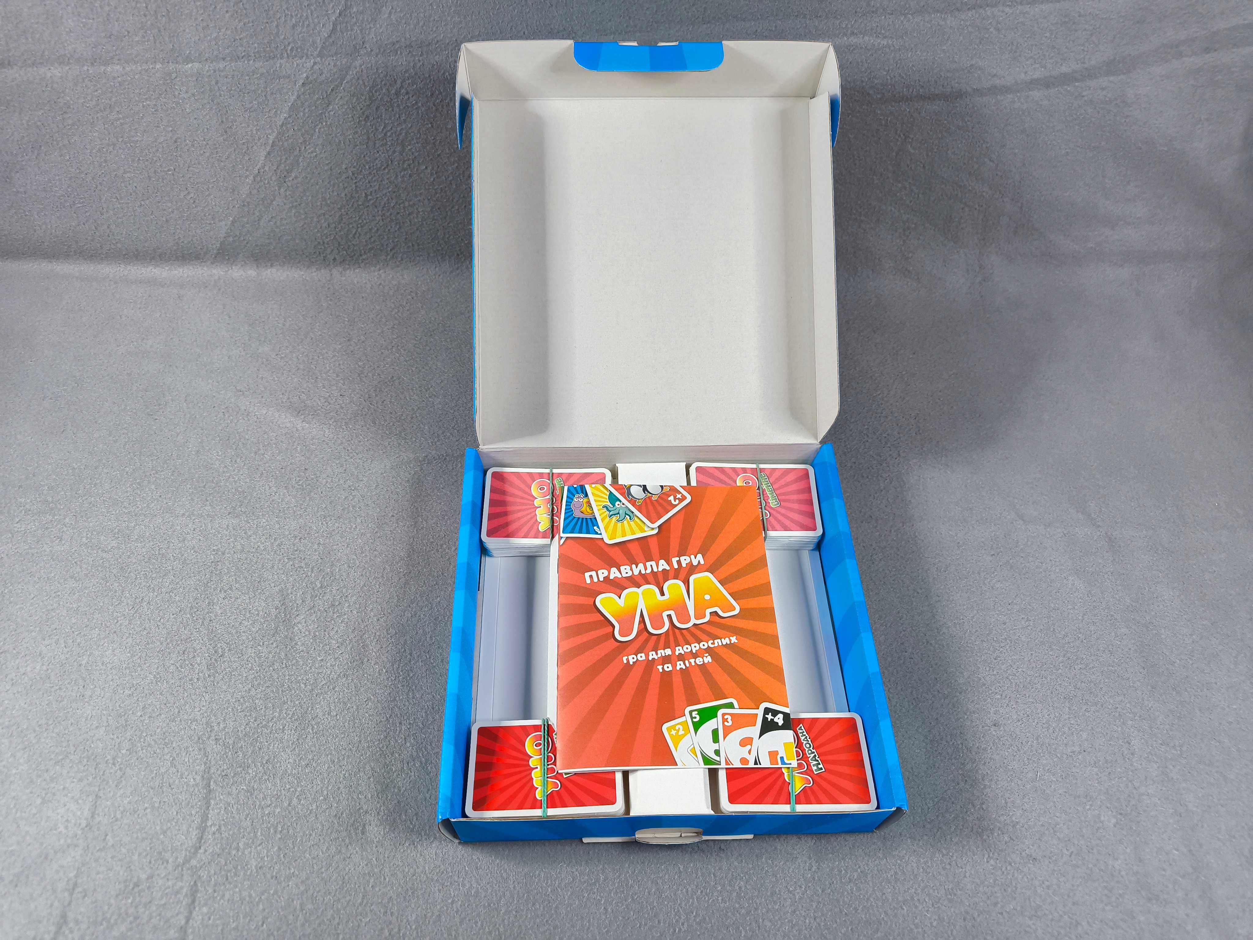 Настольная игра UNO Семейная 2 в 1 Strateg, уно для детей, українською