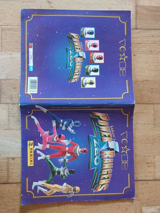 Caderneta de cromos "Power Rangers Zeo" - Completa