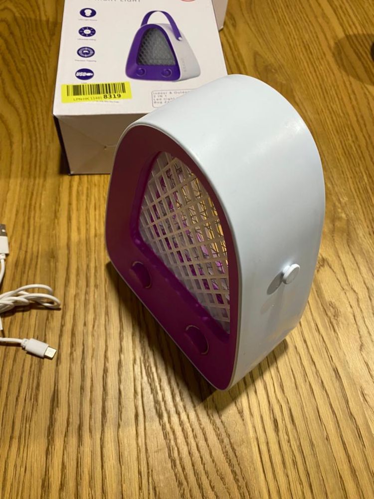 Lampka LED na komary owady muchy