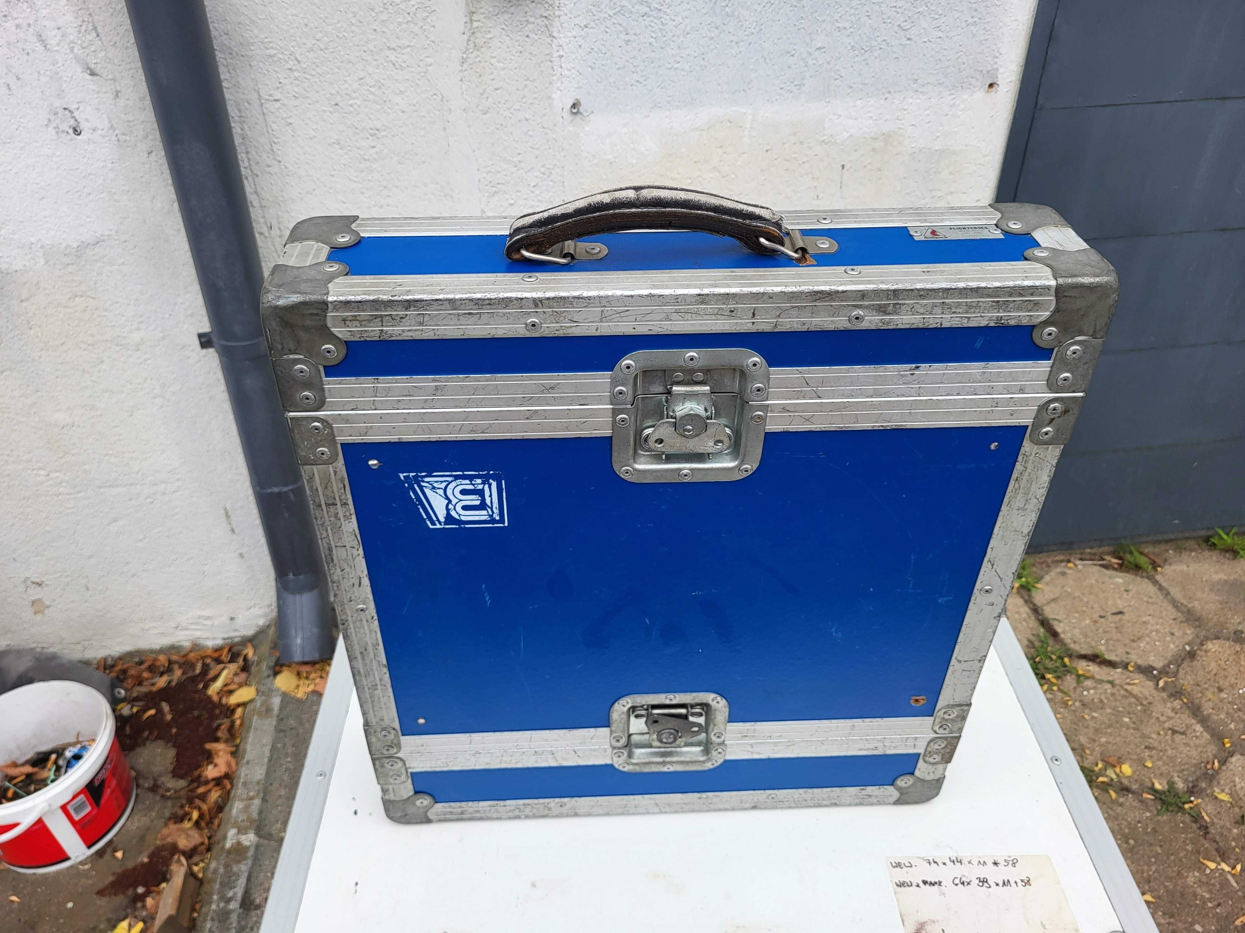 RACK 2U 2x szyna 31cm pomiędzy case  flightcase, kejs FAKTURA