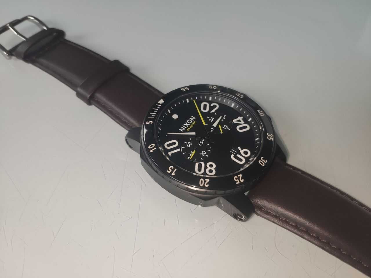 Zegarek Męski Nixon The Ranger Chrono Leather Analog - A940712