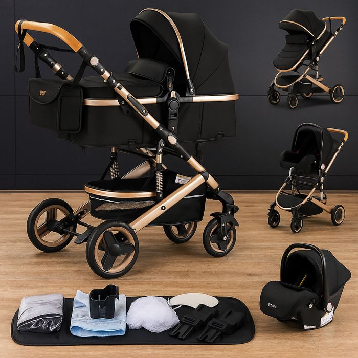 Carrinho de bebé 3 em 1 NOVO