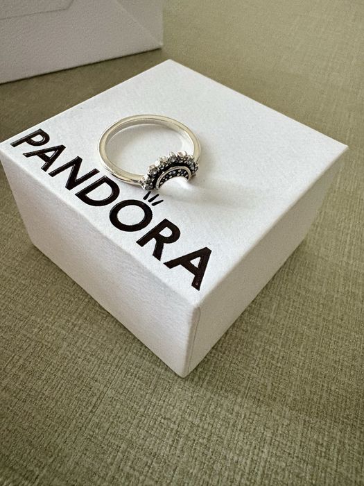 Anel blue sparkling moon pandora