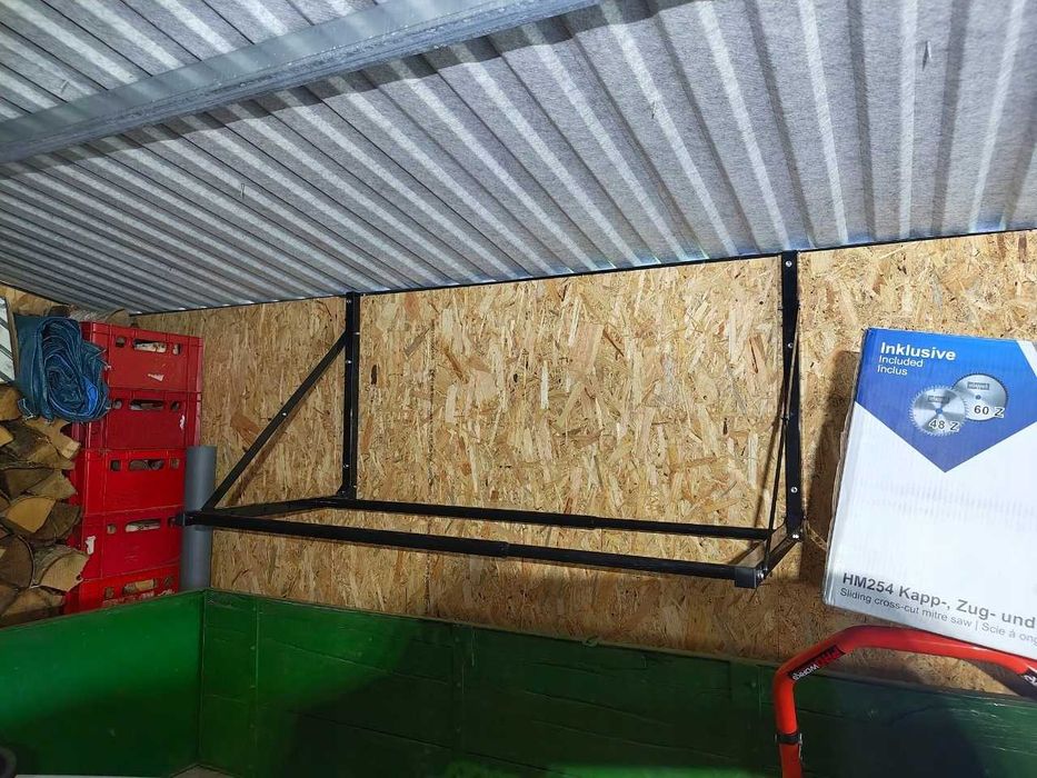 Тримач полка для шин коліс 81-120 см, полка для колес, дисків, стенд