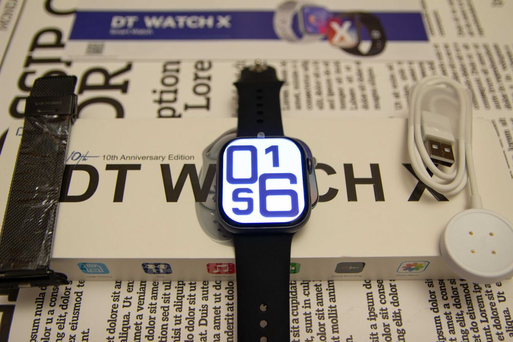 ‼️+ Подарунки! Смарт годинник DT Watch 10|Екран AMOLED/IPS 46мм|4ГБ