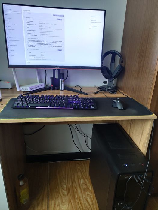 Komputer Pc z Monitorem