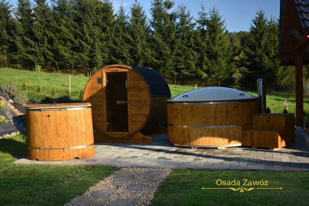 Osada Zawóz Domek balia jacuzzi, Solina, Polańczyk, Zawóz, Bieszczady