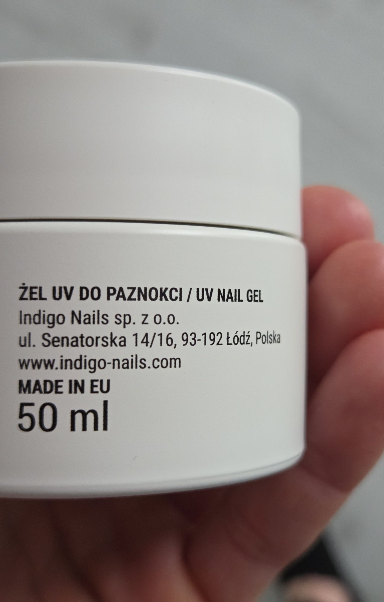Indigo Self Leveling Gel  110 Natural to żel do paznokci 50ml +Top  No