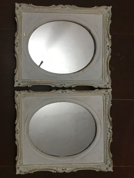 Espelho e moldura antigo