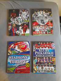 Zestaw książek o piłce nożnej