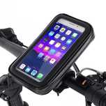 Bolsa suporte telemóvel fixação guiador moto cafe racer