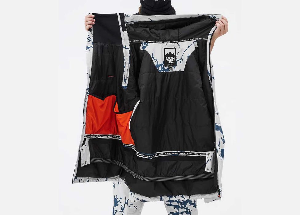 Куртка лыжная мужская Montec Doom Snowboard Jacket Men Ice / S размер