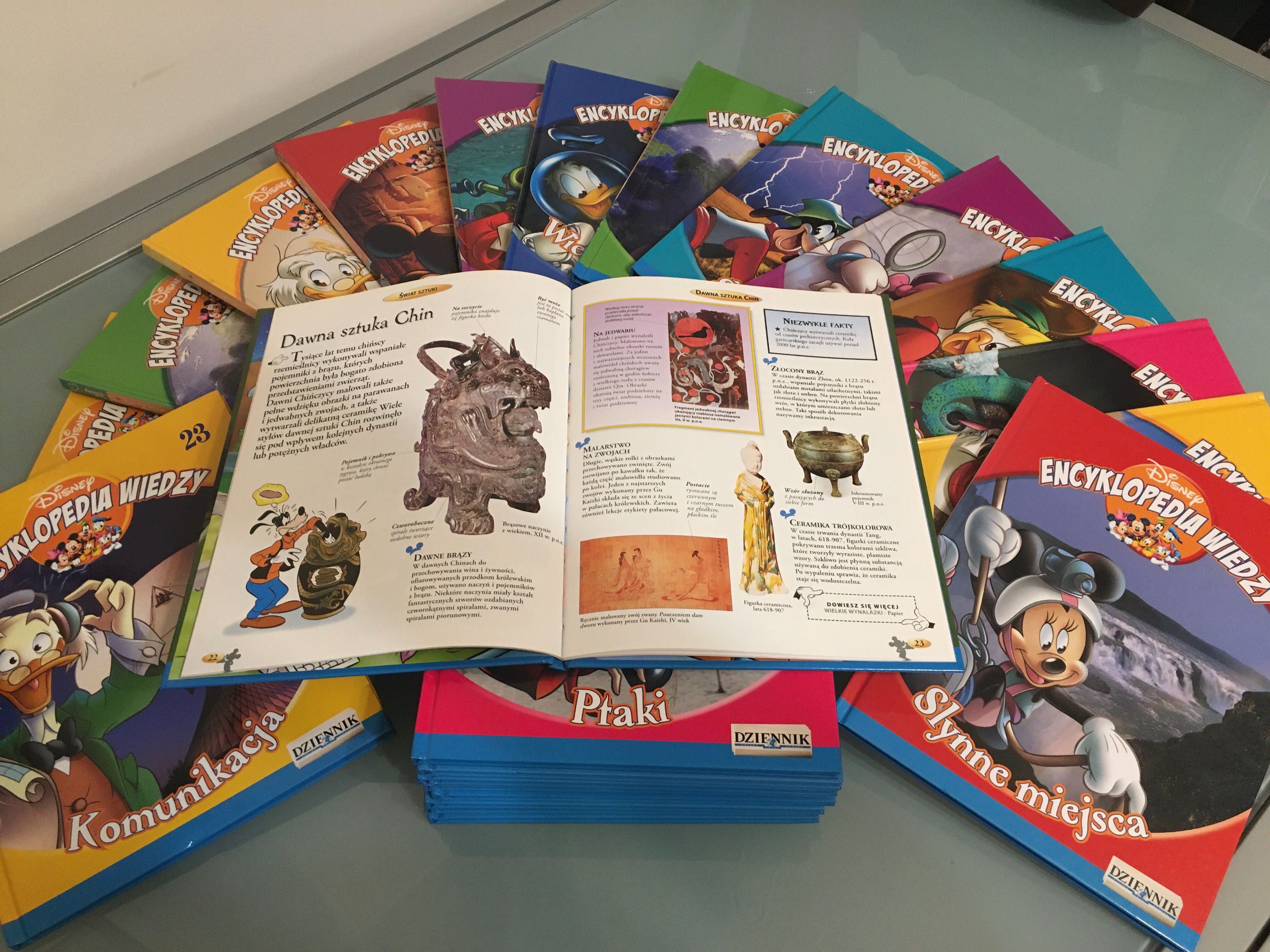 Encyklopedia wiedzy Disney 24 książki