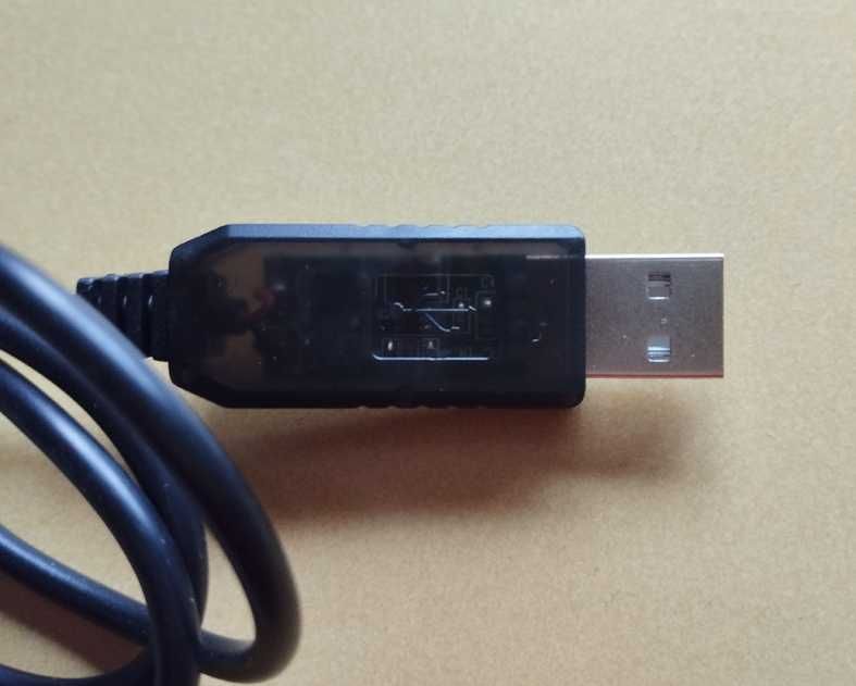 Кабель шнур роутера з перетворювачем USB-DC 9V, 12V 5.5х2.1 мм провід