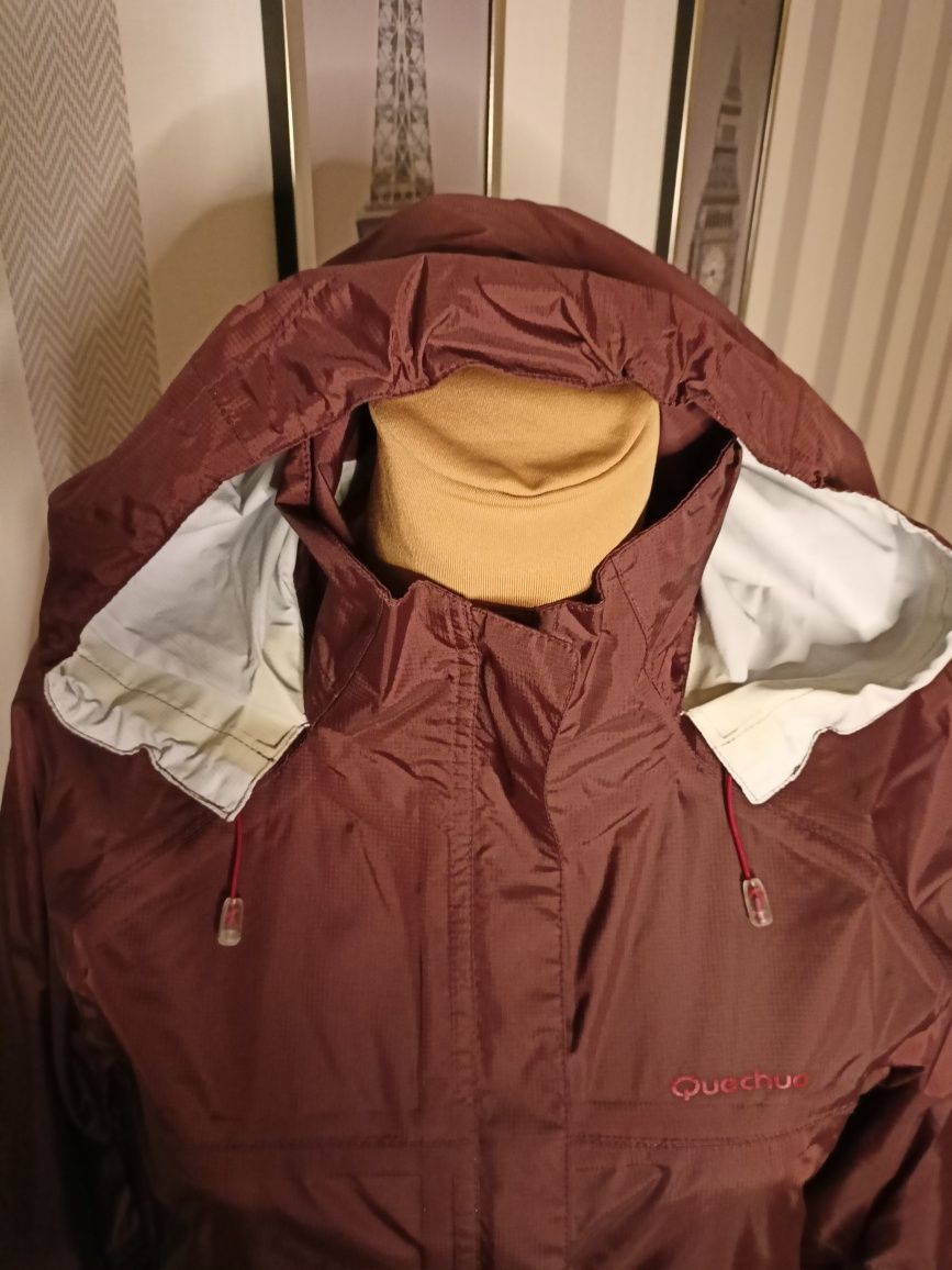 Kurtka sportowa turystyczna damska  L hydro Quechua