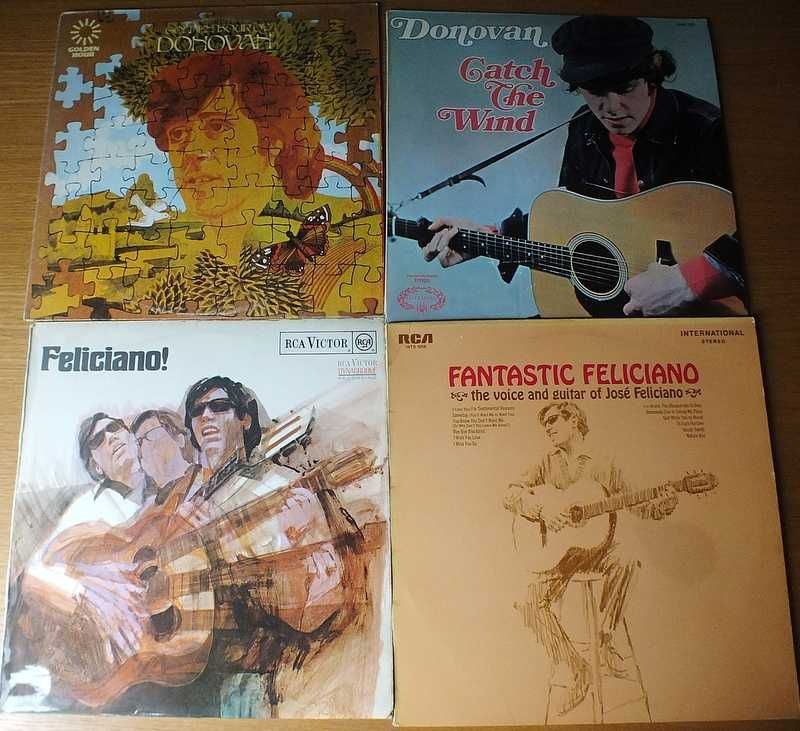 Płyty winylowe, winyle DONOVAN i JOSE FELICIANO 4LP za 80zł