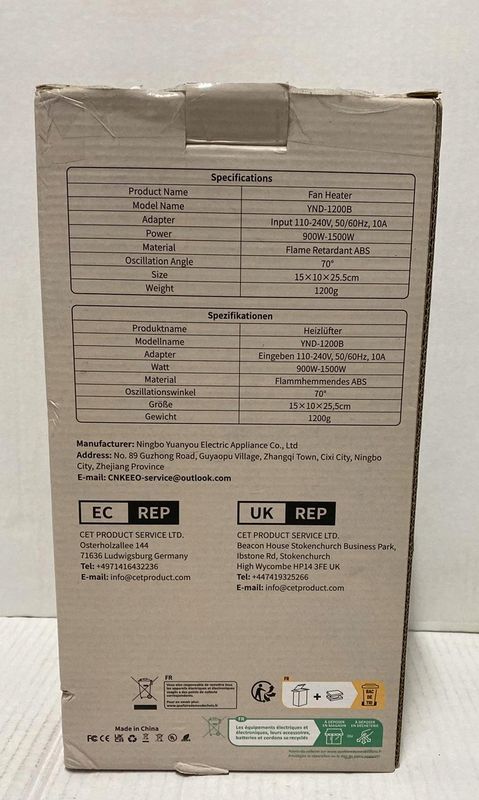 Termowentylator Cnkeeo ynd-1200b 1500 W
