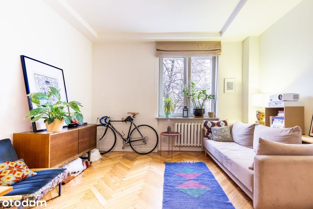 2 pok. | wysokie sufity | kamienica | klimatyczne | Saska Kępa