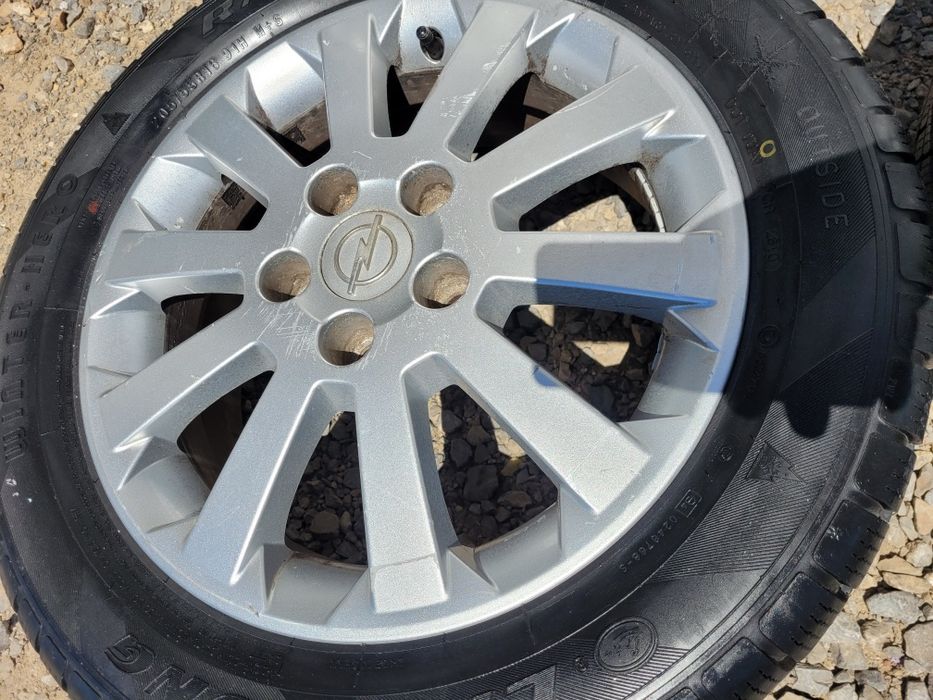4x Alufelgi 5x110 16"+ Opony zimowe 205/55 r16 z 22roku i 10r