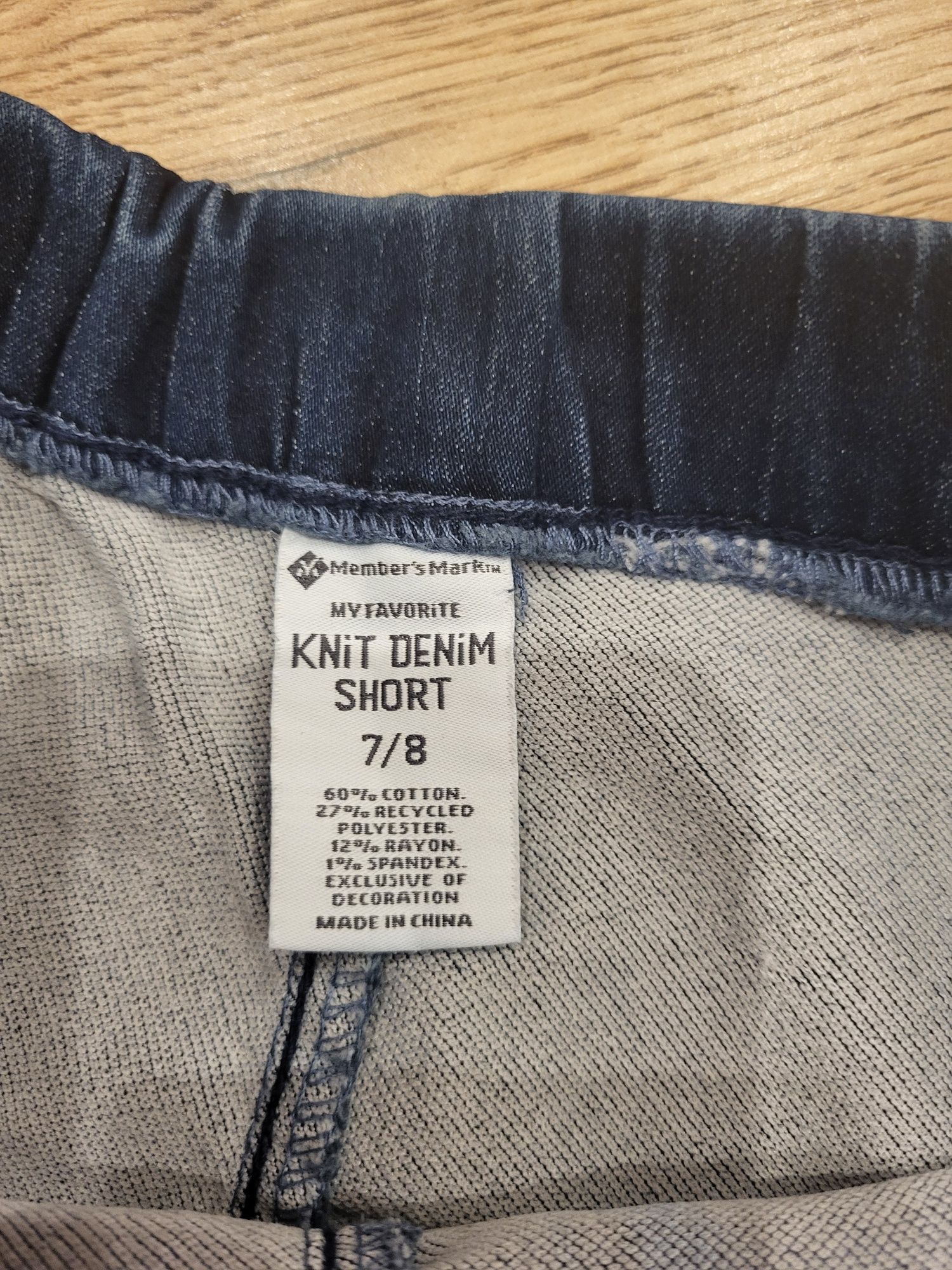 Spodenki jeansowe rozm. 122/128