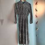 Vestido padrão tigresa, tamanho M